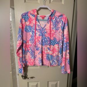 Lilly Pulitzer hooded pullover top
